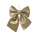 Decoris strik goud set van 2 stuks 12x13cm - afbeelding 2