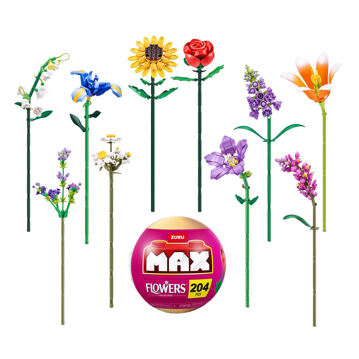 Zuru max premium flowers - bouwspeelset in verrassingsbal