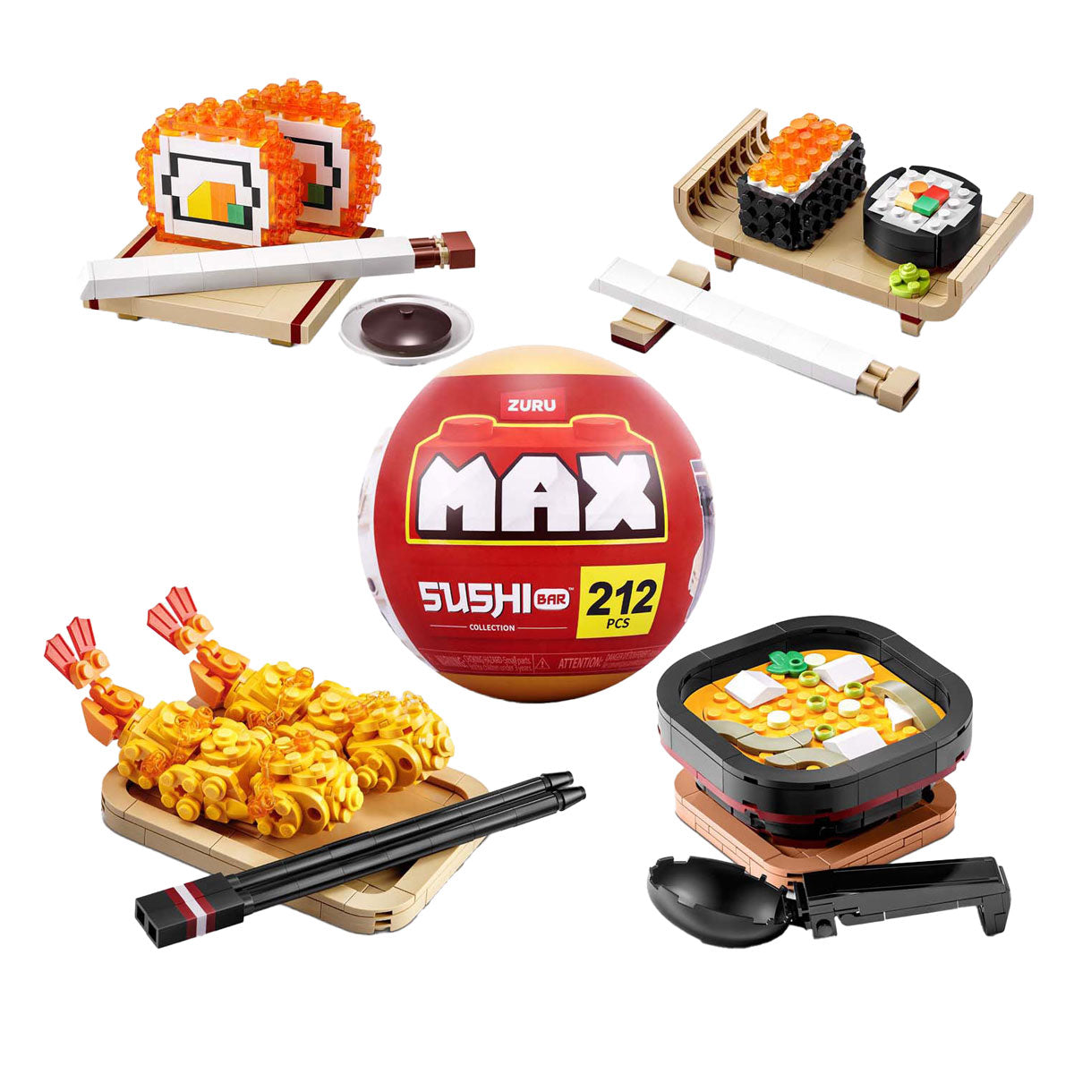 Zuru bouwset sushi max bricks - creatief speelgoed sushi maken.