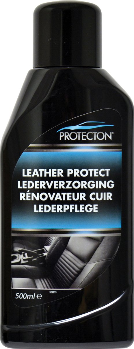 Protecton lederverzorging - voor reinigen van leer en kunstleer – hoog reinigend vermogen - tegen vuil en vlekken - 500ml