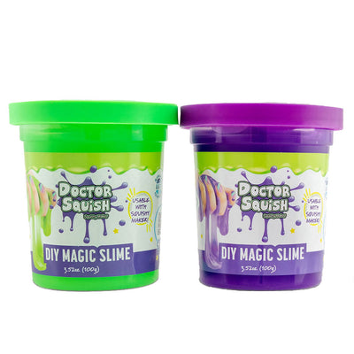 Boti doctor squish slijm value pack - groen en paars, 240 gram