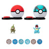 Boti pokémon surprise attack game speelset - axew poke ball vs totodile net ball