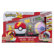 Boti Surprise Attack Game Speelset Pikachu Fast Ball Vs Treecko Heal Ball - afbeelding 1