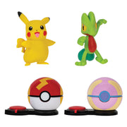 Boti Surprise Attack Game Speelset Pikachu Fast Ball Vs Treecko Heal Ball - afbeelding 5