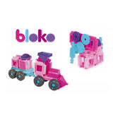Boti Bloko Nopper Bouwblokken Roze, 50dlg. - afbeelding 2