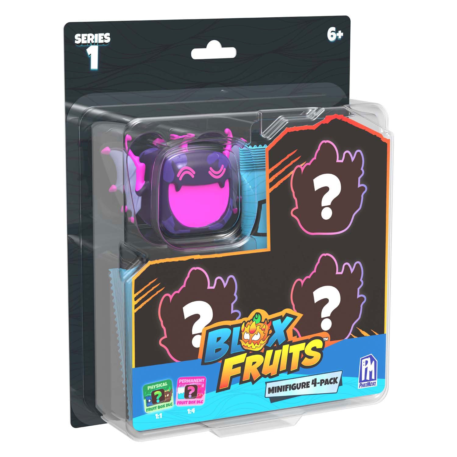 Blox fruits roblox blow fruit minifigures 4-pack wave 2