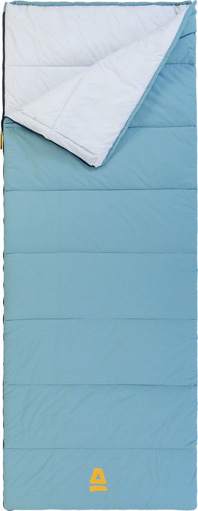Abbey camp slaapzak - katoen - dekenmodel - lichtblauw - 210 x 80 cm