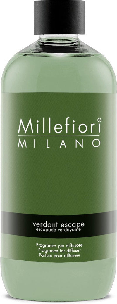 Millefiori milano navulling voor geurstokjes 500 ml - verdant escape