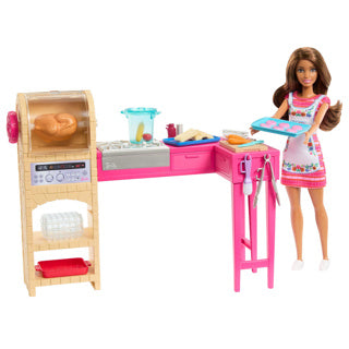 Barbie family pop teresa recept voor vriendschap en keukenspeelset