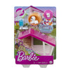 Barbie mini playset hondenhuis met hondje | 3 stuks