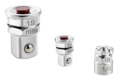 Facom 3 adapers 10mm 19mm voor set 467 - 467.adapt10-19