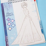 Spectron Frozen Sketchen Stickerboek met Stencils - afbeelding 4