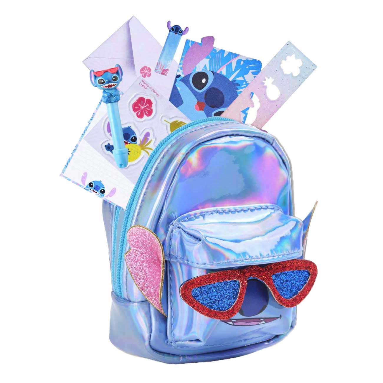Spectron real littles stitch rugzak met accessoires