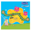 Gear2play peppa pig whizz around - klik-klak trein speelset - modulaire rijbaan voor whizz around voertuigen - interactief met muziek en geluid