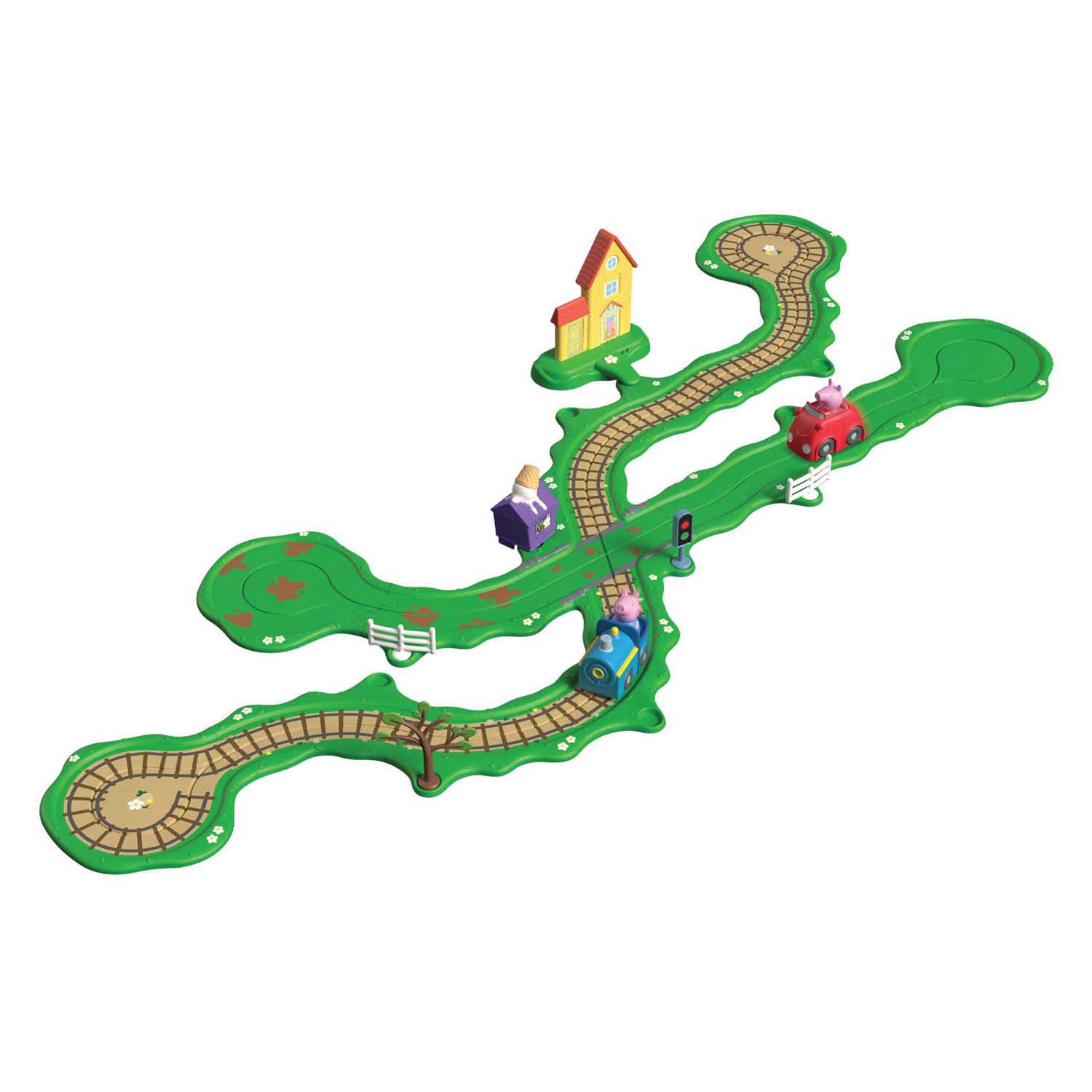 Spectron peppa pig whizz around - peppa's rondweg door de stad speelset