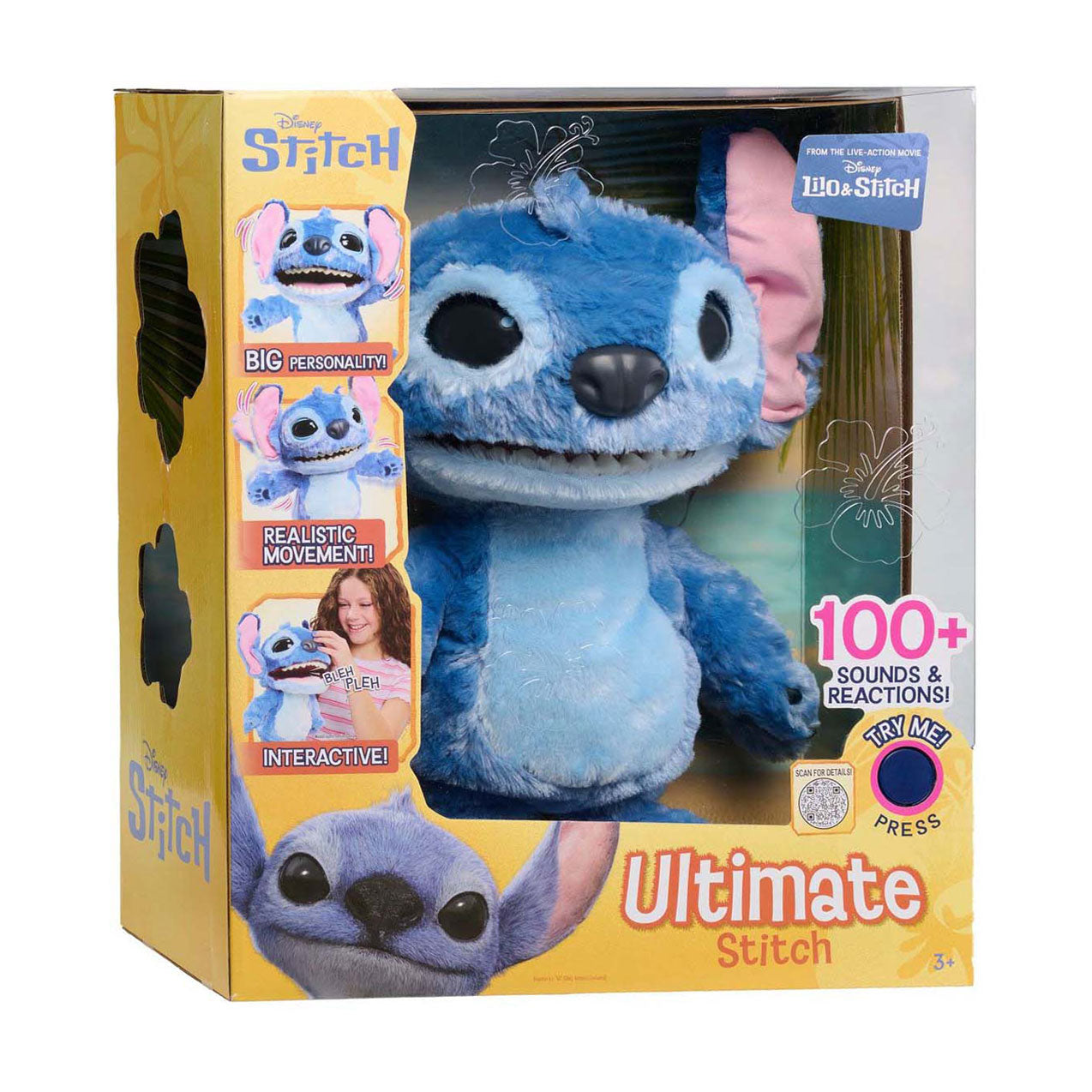 Just play ultimate stitch interactieve knuffel