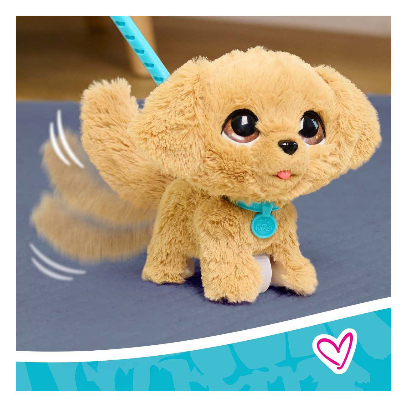Just play furreal wagalots golden retriever - interactief puppy
