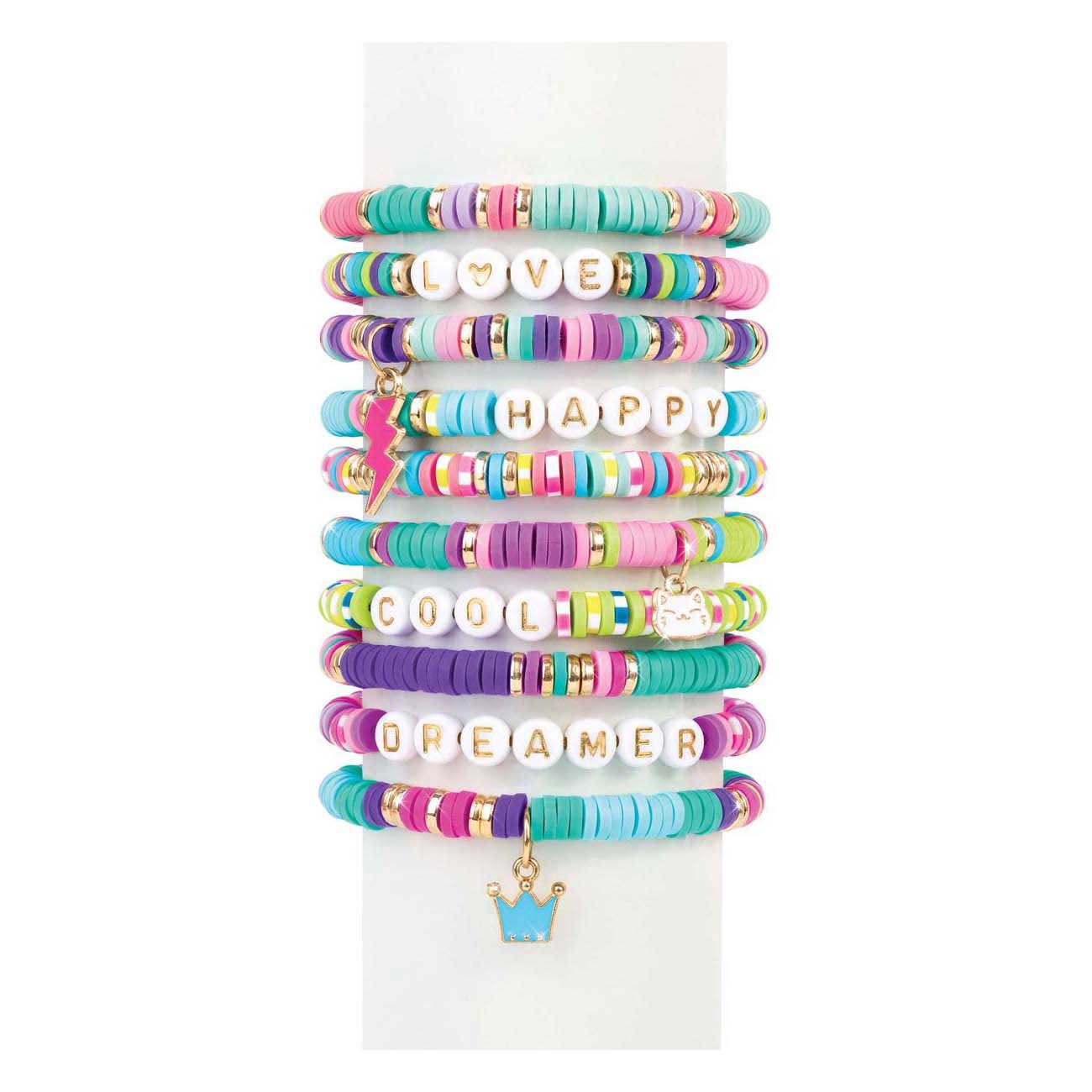 Make it real - heishi craze kralenset met opbergkoffer - maak gepersonaliseerde heishi armbanden