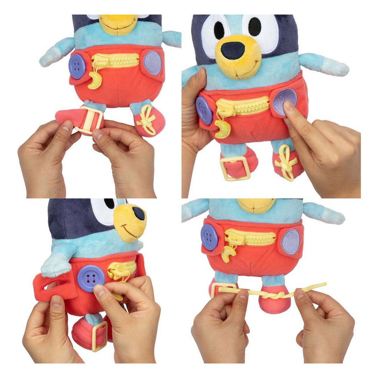 Moose toys baby bluey dress and play pluchen knuffel