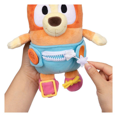 Moose toys bluey baby bingo dress and play pluchen knuffel