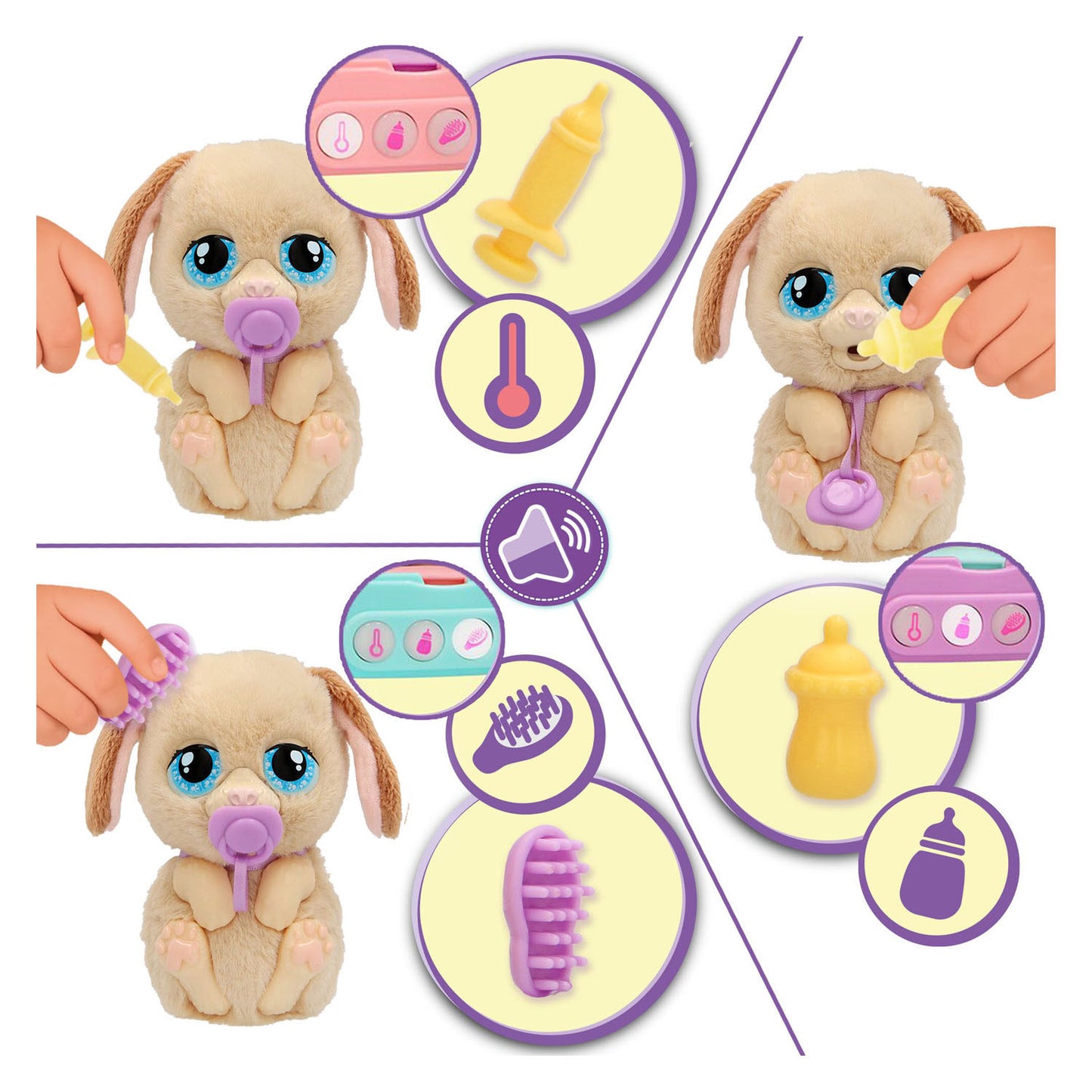 Spectron baby paws just born puppy - incl. licht en geluid