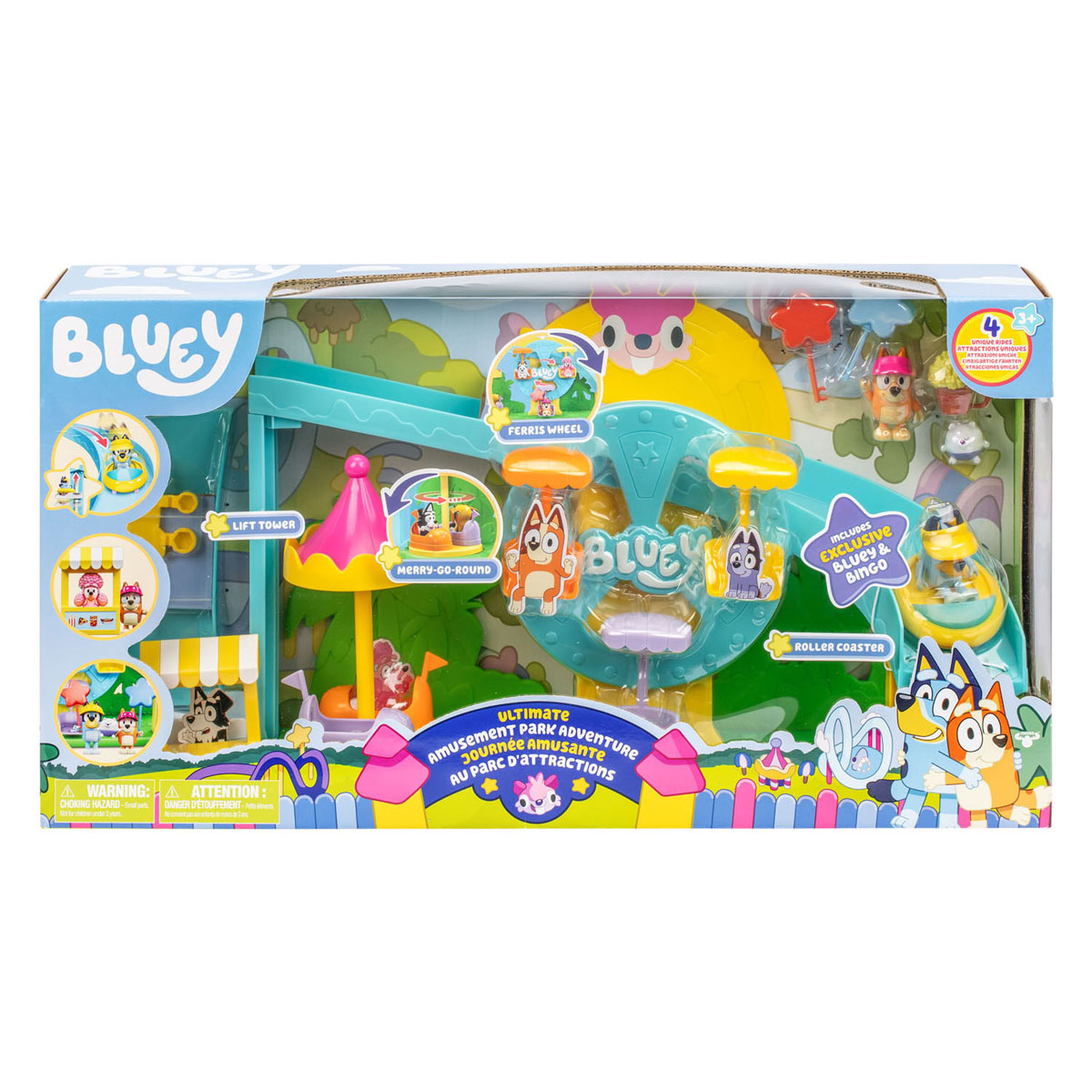 Moose toys bluey en bingo ultieme attractiepark speelset