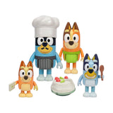 Moose toys bluey dessert speelset - 4 figuren - afbeelding 3