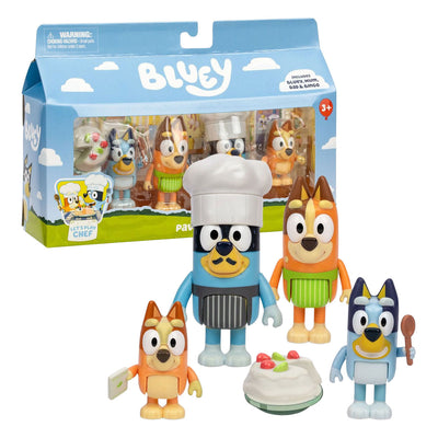 Moose bluey dessert speelset - 4 figuren