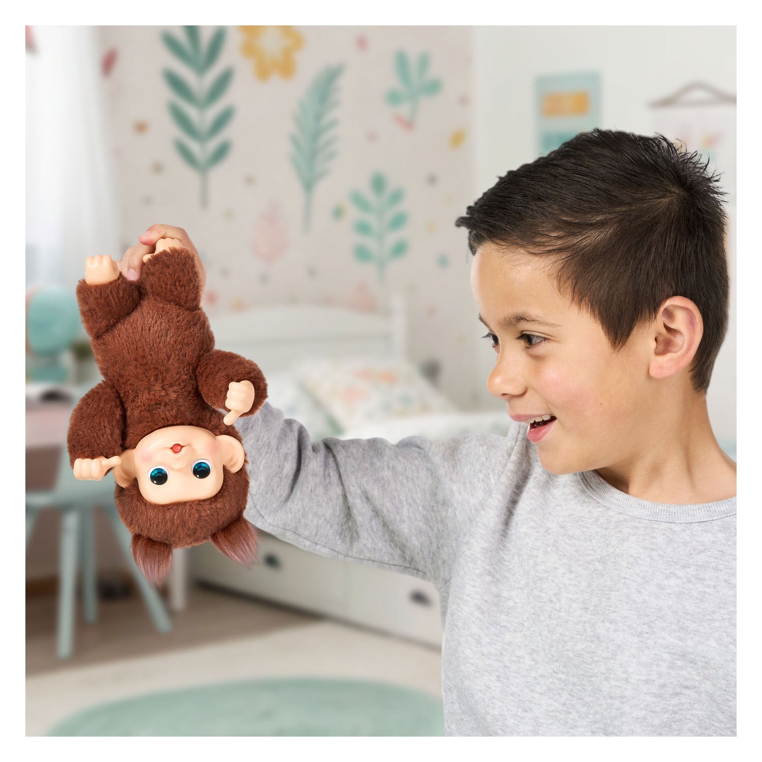 Spectron little live pets my baby mini monkey brown - interactieve knuffel
