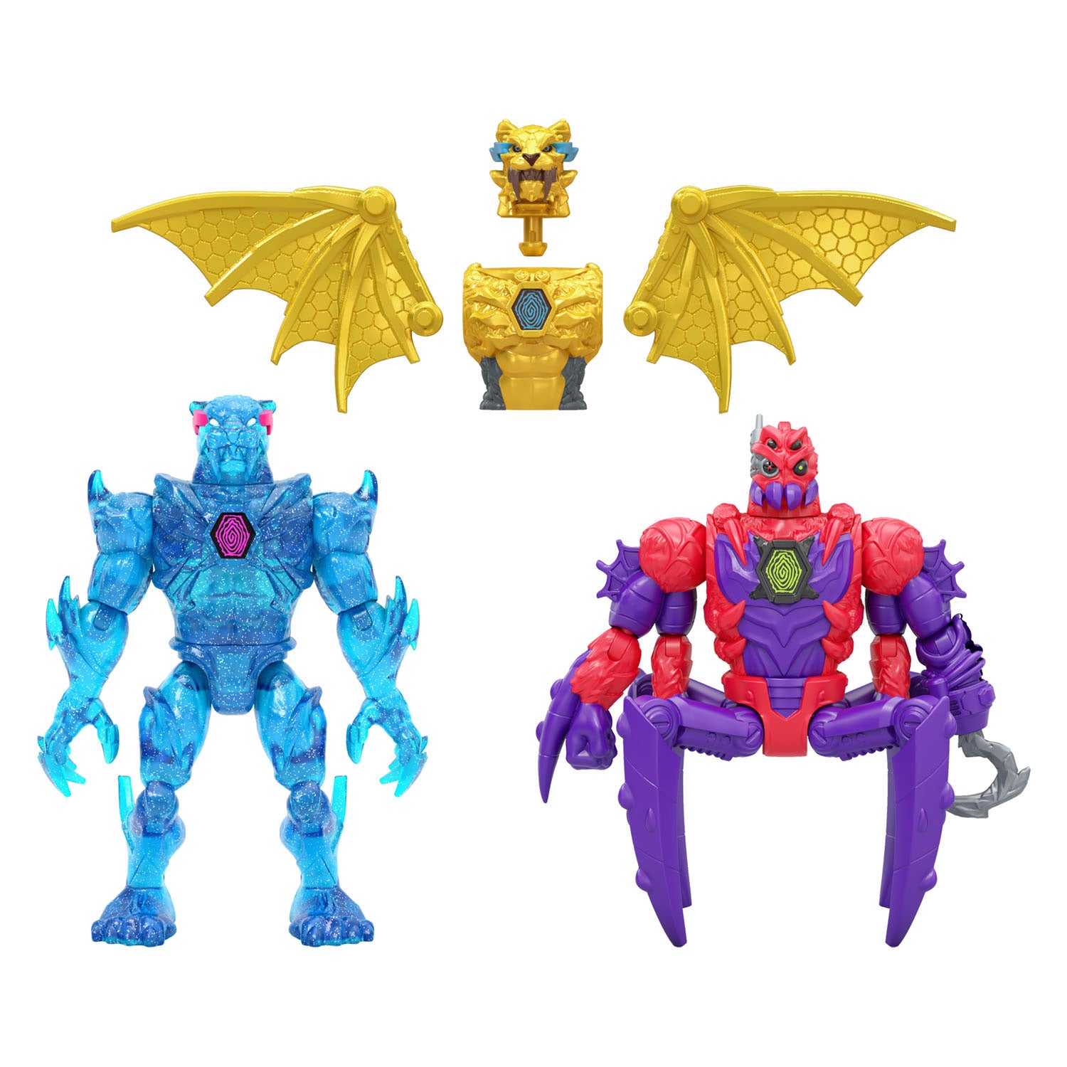 Spectron mrbeast lab hybrid spider vs energy panther actiefiguren