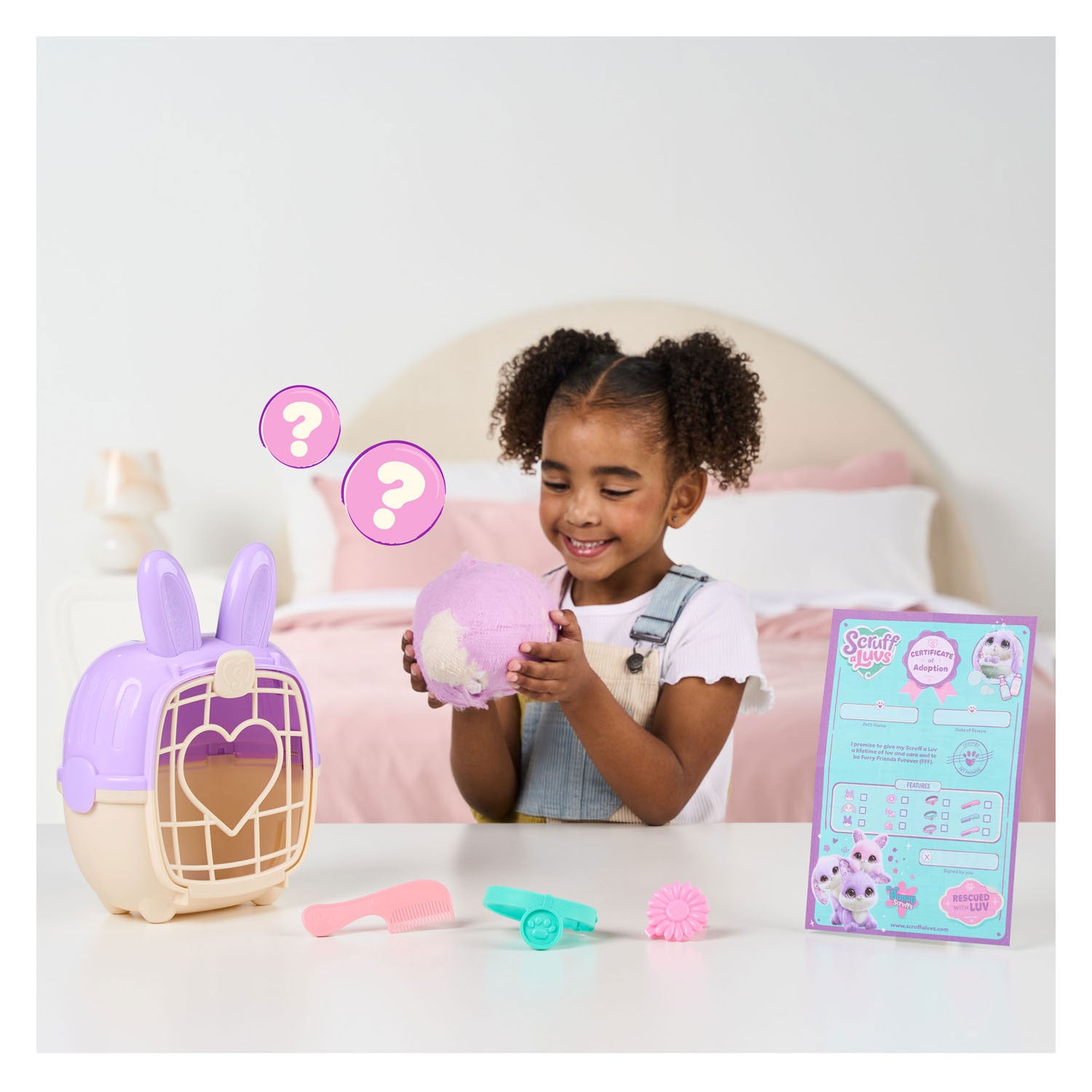 Spectron scruff a luv mystery konijn knuffel