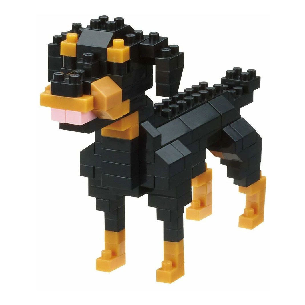 Nanoblock nano block bouwset rottweiler - 140st.