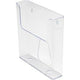 Deflecto wandgemonteerde brochurehouder de76301 transparant