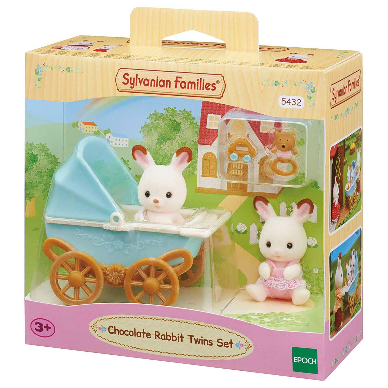 Epoch sylvanian families 5432 set tweeling chocoladekonijn