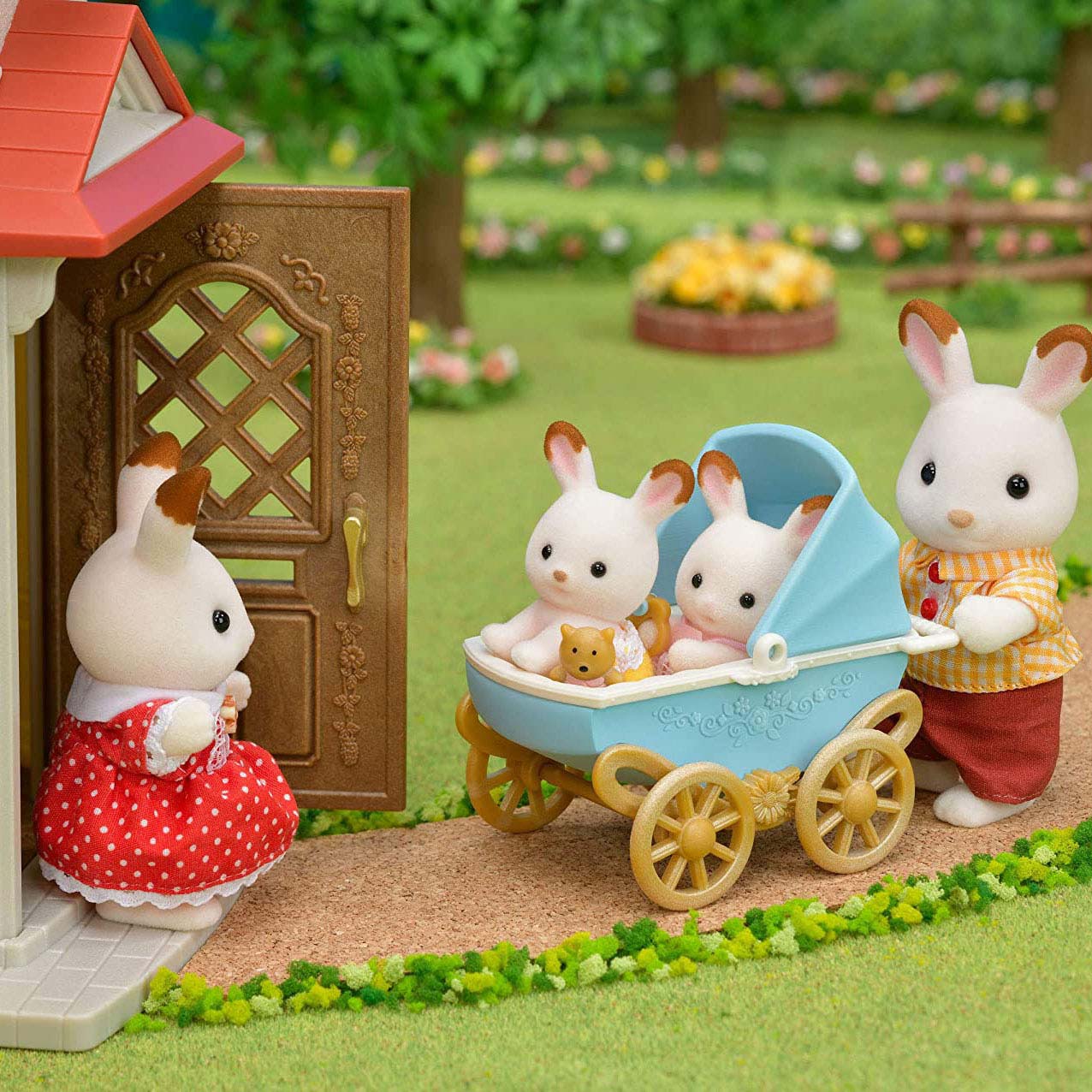 Epoch sylvanian families 5432 set tweeling chocoladekonijn