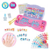 Aquabeads veelkleurige nagelset voor kinderen- complete nagelstudio inclusief 60 nagels