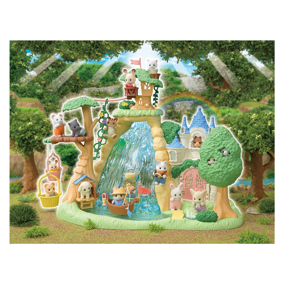 Epoch sylvanian families 5761 geheime bos waterval set