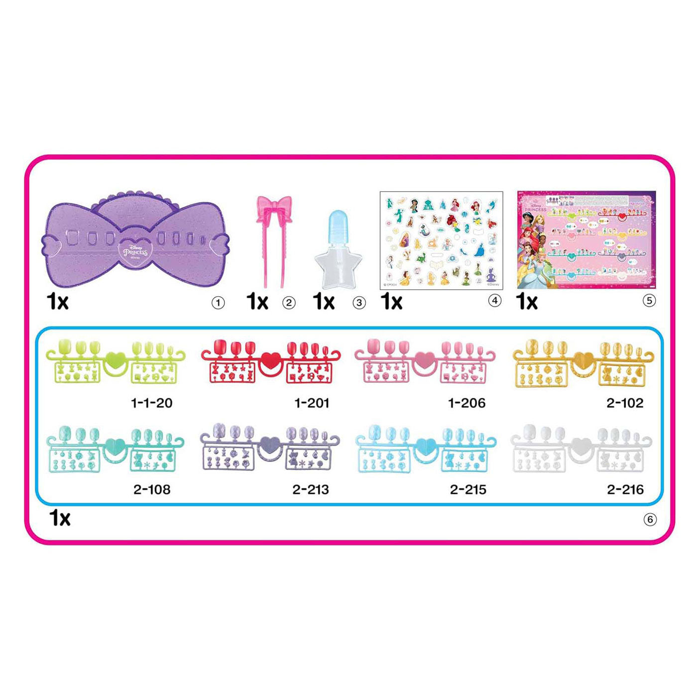 Aquabeads nagelstudio disney princess