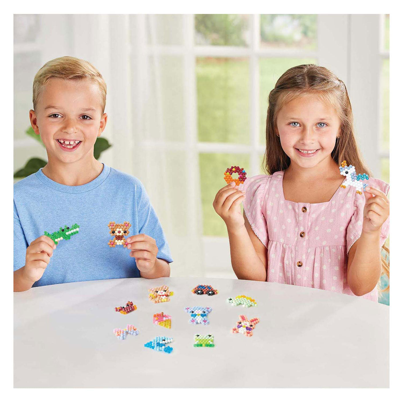 Aquabeads navulling multikleuren parel mix- meerdere kleuren in 1 parel - watercolourbeads- 800 parels