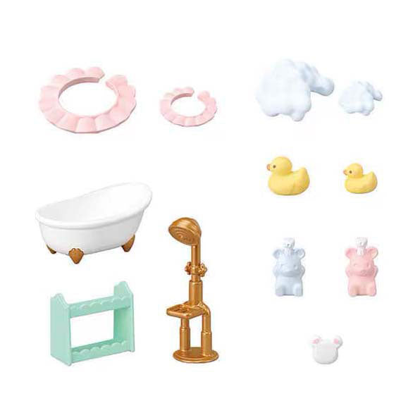 Sylvanian families 5805 bubbel badtijd broer- zus