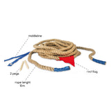 Bs toys touwtrekken – 10 meter lang touw met opbergtas – sportief buitenspel voor kinderen vanaf 6 jaar - afbeelding 3