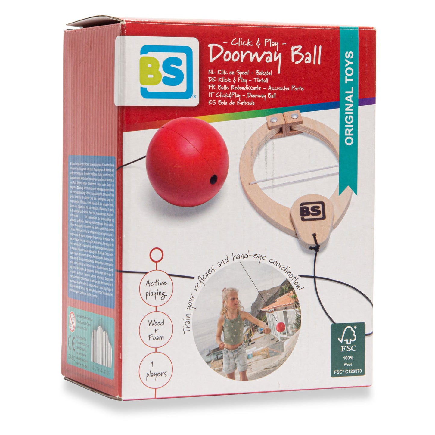 Bs toys klik en speel boksbal - kinderspel
