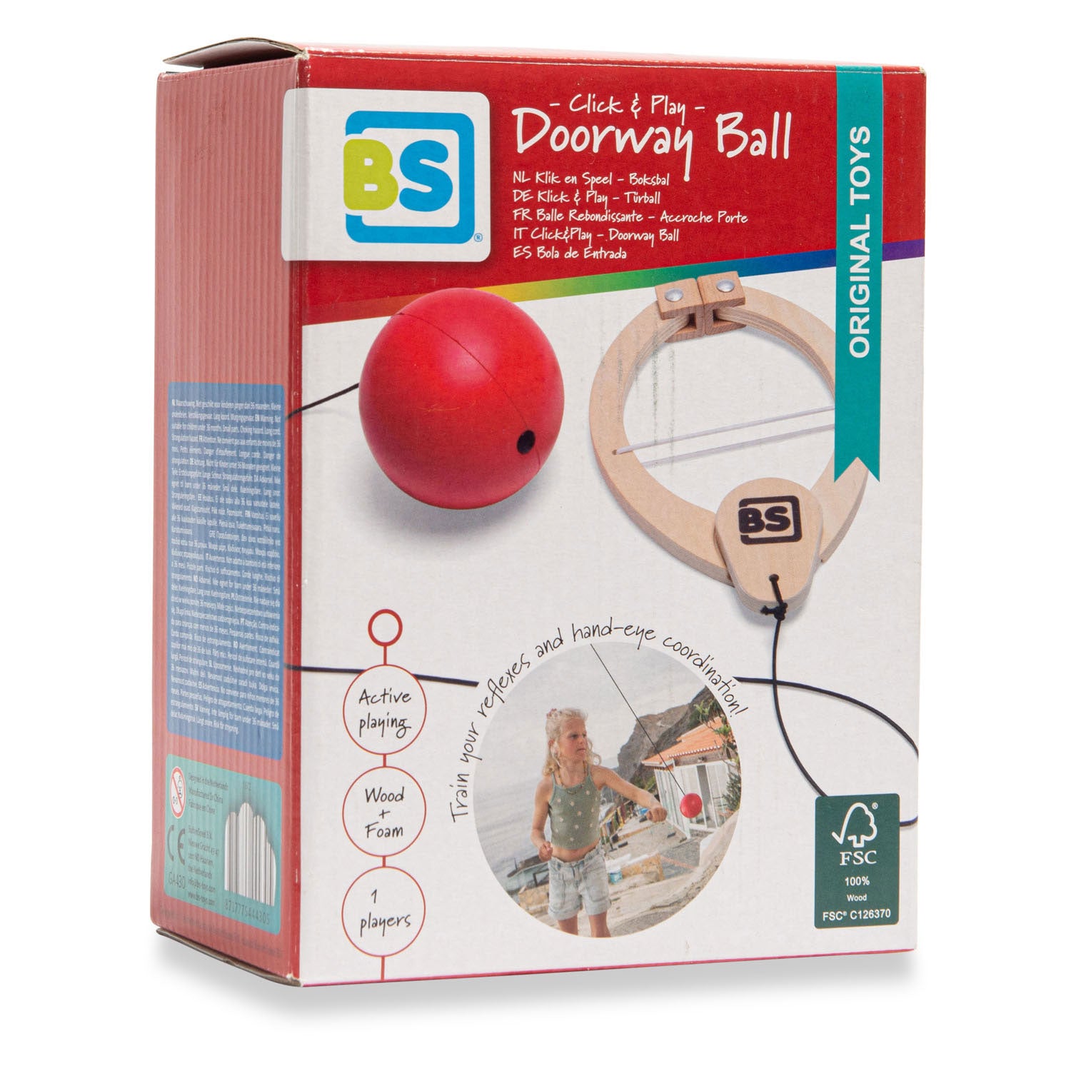 Bs toys klik en speel boksbal - kinderspel