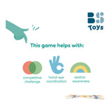 Bs toys mikado - grote stokken - hout - buitenspeelgoed - familiespel - cadeau kind - afbeelding 3