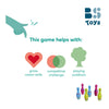 Bs toys houten bowlingset skittels junior, 7dlg.