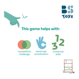 Bs toys slingerspel - werpspel voor kinderen en volwassenen - hout - slingerspel - laddergolf - buitenspeelgoed - buitenspel - werpspel - buitenspeelgoed - buitenspel - buiten spellen - tuin speelgoed - afbeelding 4