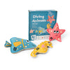 Bs toys duikspeelgoed zeedieren gevuld met zand, 3st.