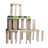 Bs toys mega houten wiebeltoren spel, 61dlg. - afbeelding 3
