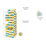 Bs toys mega houten wiebeltoren spel, 61dlg. - afbeelding 4