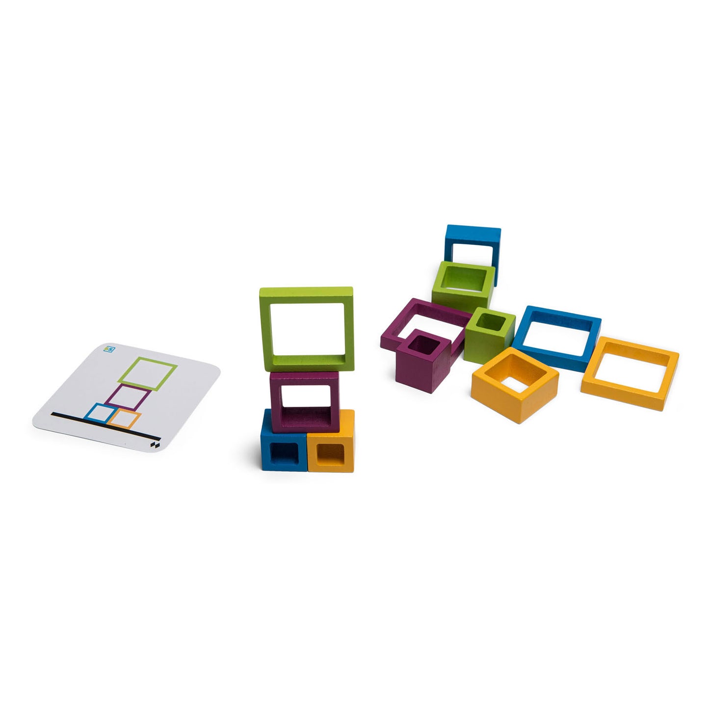 BS Toys Houten Frames Vorm en Kleuren Spel